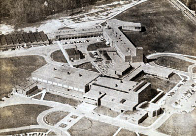 Ariel view of the new high school