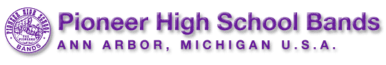 Pioneer H.S. Bands; Ann Arbor Michigan U.S.A.